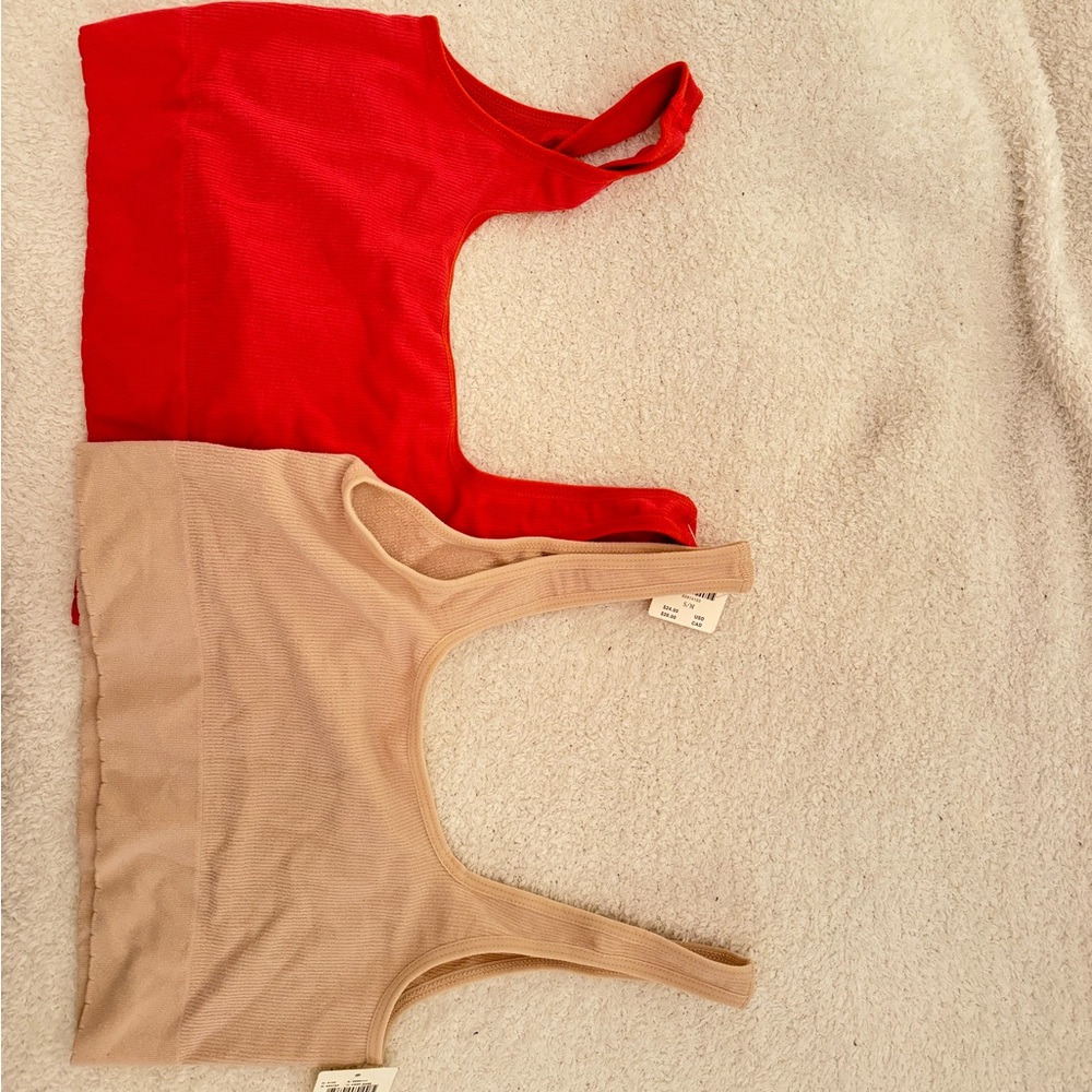 Anthropologie Crop Tanks